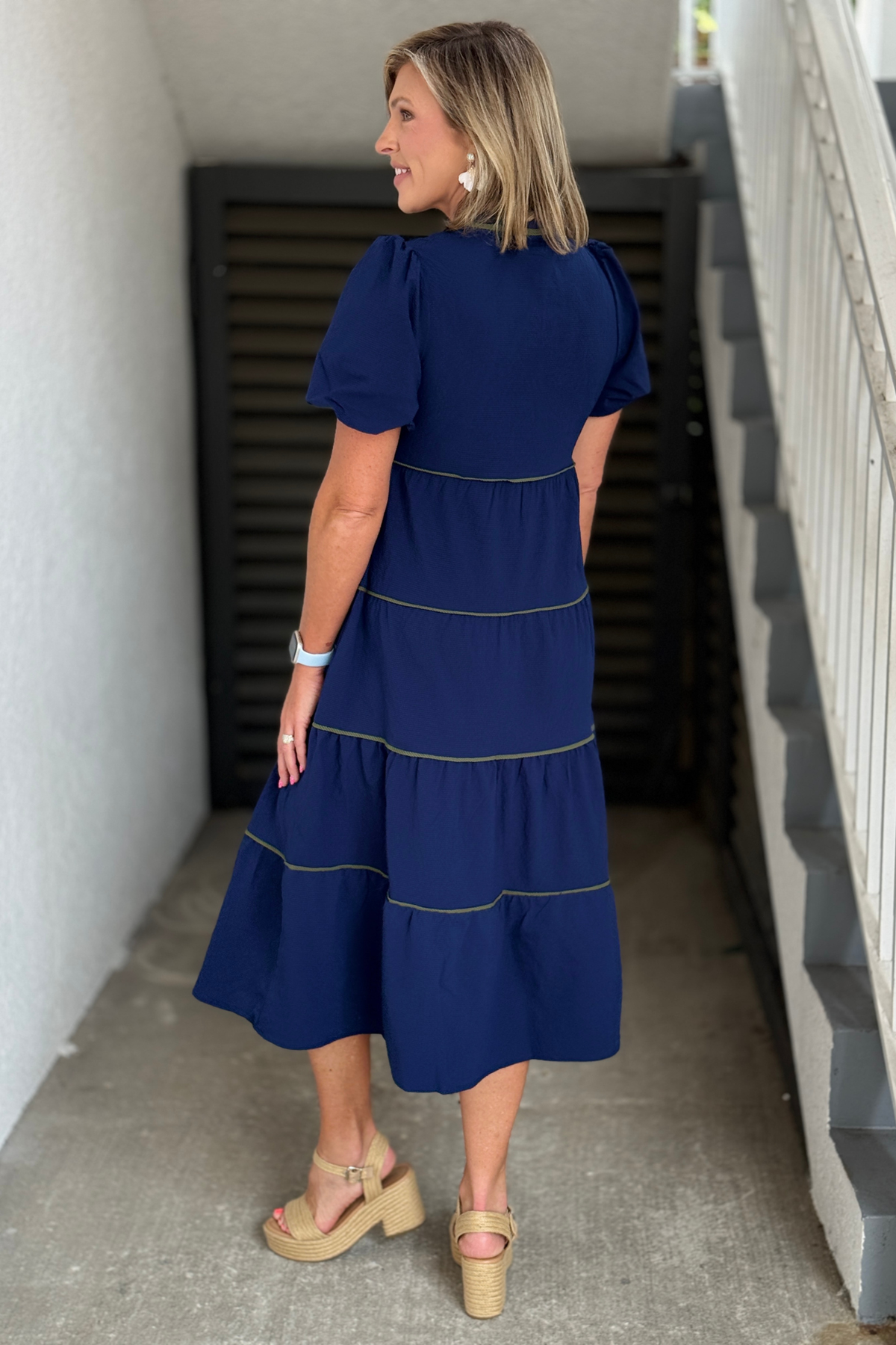 Back view of Mary Square Kinsley dress