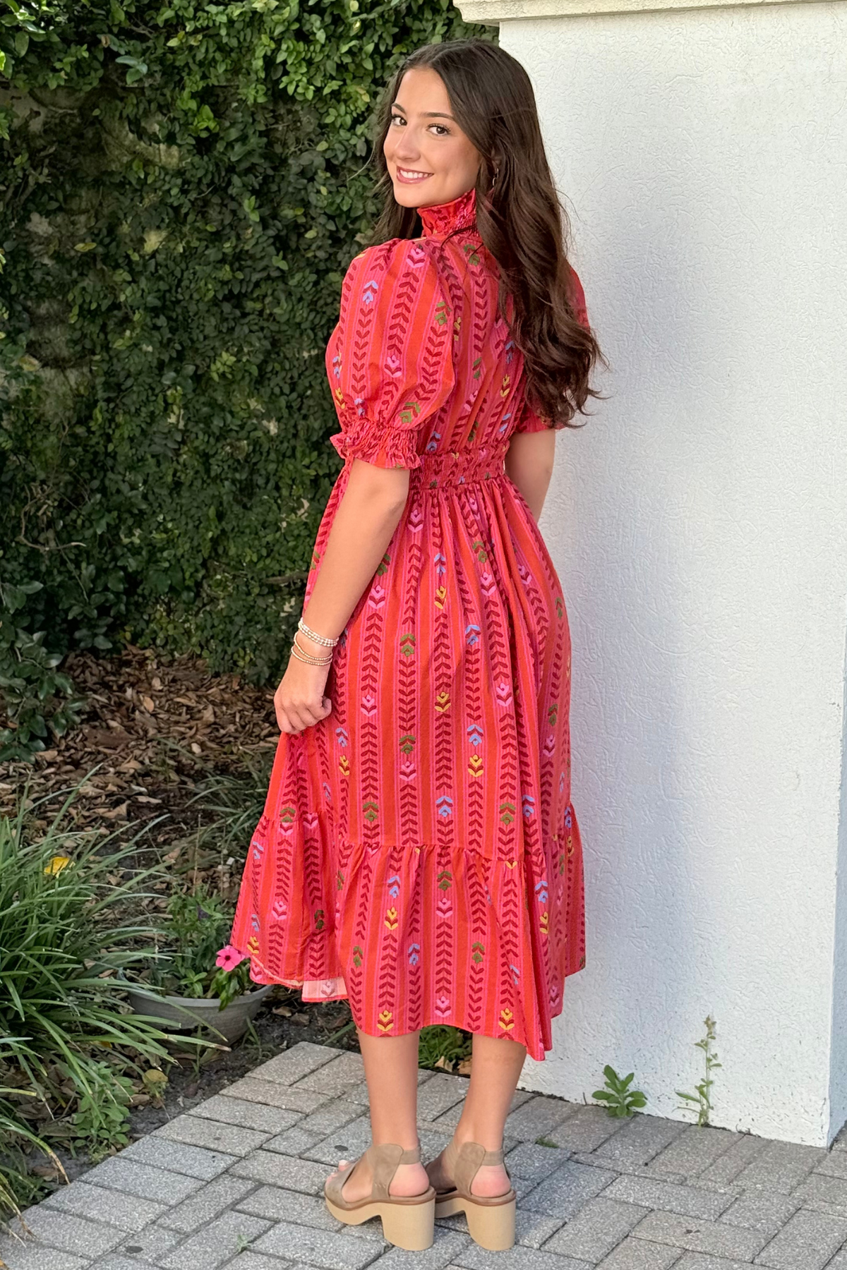 Order Sunset Soire Smocked Midi Dress in Red Online | The Pink Nickel Women's Clothing Boutique | The Pink Nickel Order Sunset Soire Smocked Midi Dress in Red Online | The Pink Nickel Women's Clothing Boutique | The Pink Nickel