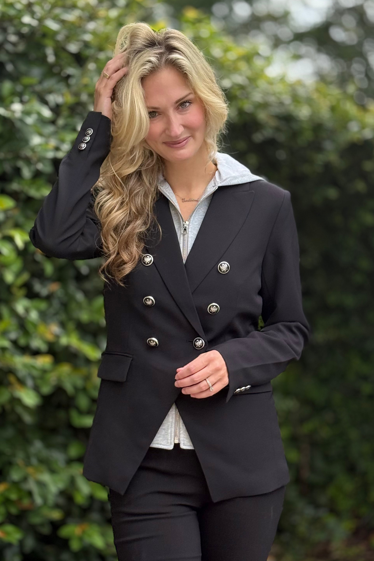 Renuar Black Convertible Blazer