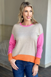 Renuar: Attention Getter Color-block Sweater