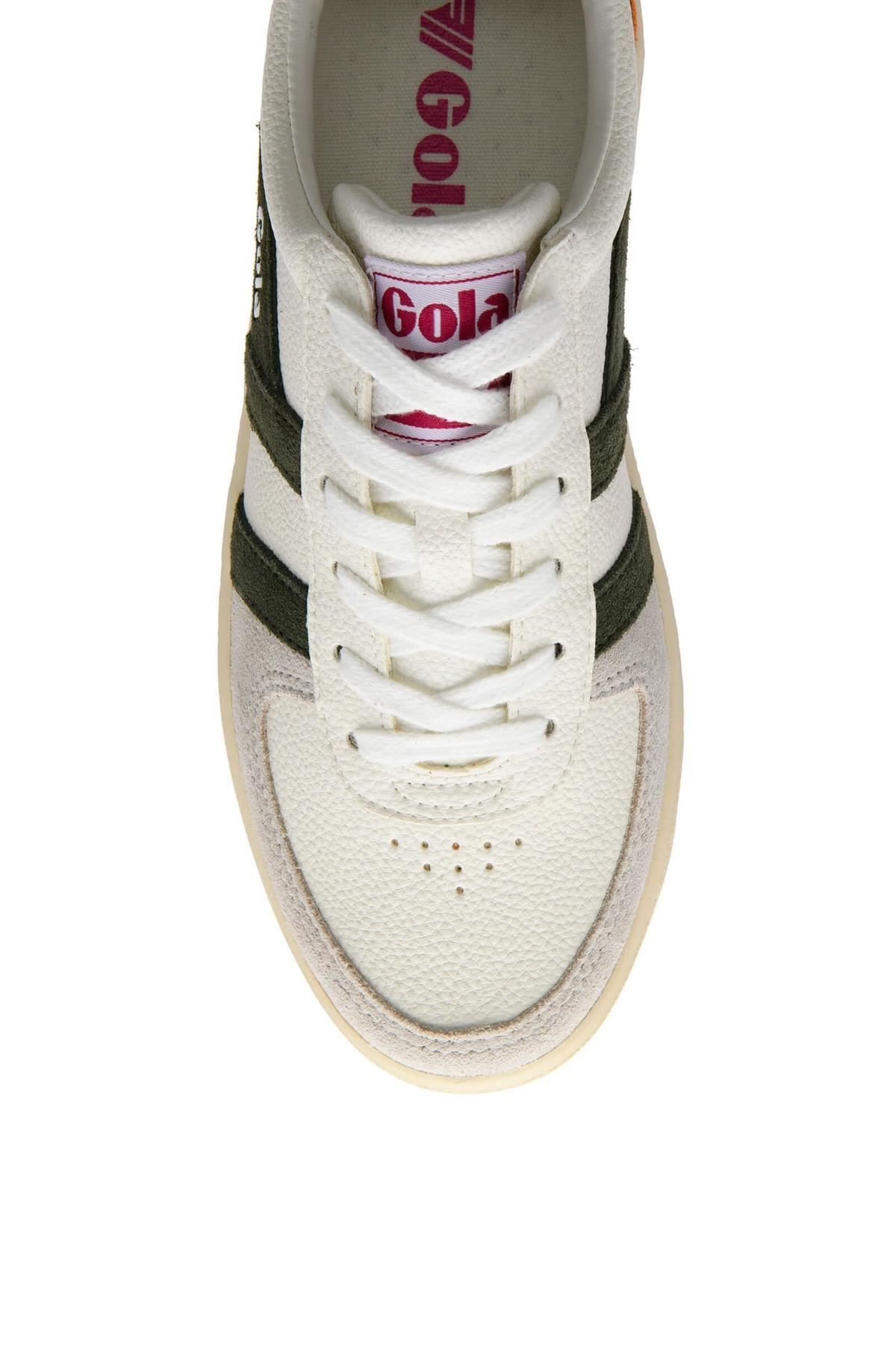trendy boutique sneakers gola grandslam trident on white background