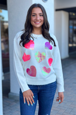 Within My Heart Sequins Embroidered Sweater