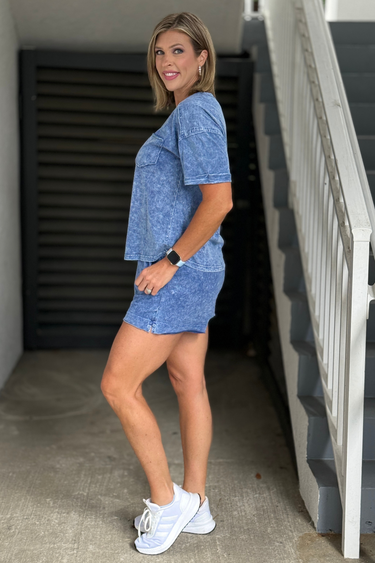 Comfortable women’s summer lounge set with pockets