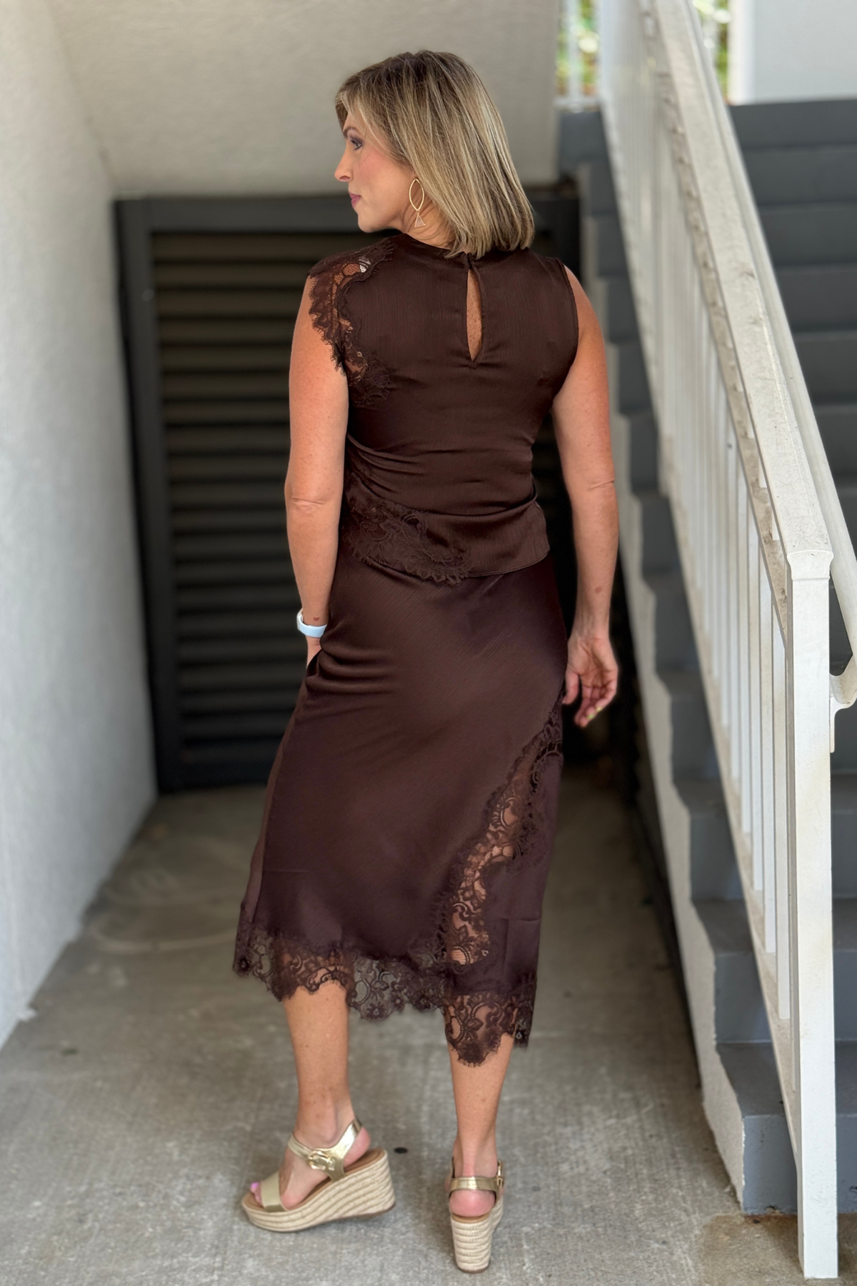 Dressy boutique lace skirt