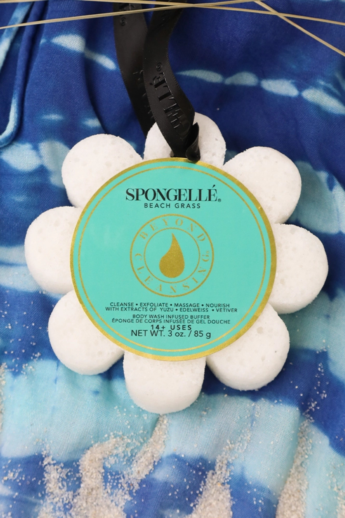 Coastal Bloom Wild Flower Body Buffer – Beach Grass by Spongellé