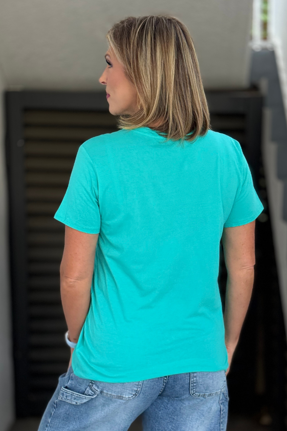 Relaxed fit lightweight tee perfect for layering and casual outfits