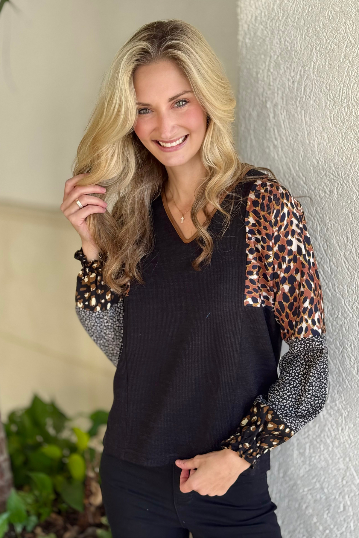 THML quality + unique mixed-print design