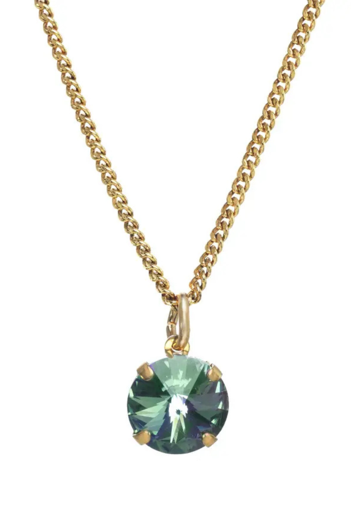 TOVA Talia Pendant Necklace – Lemon Aqua