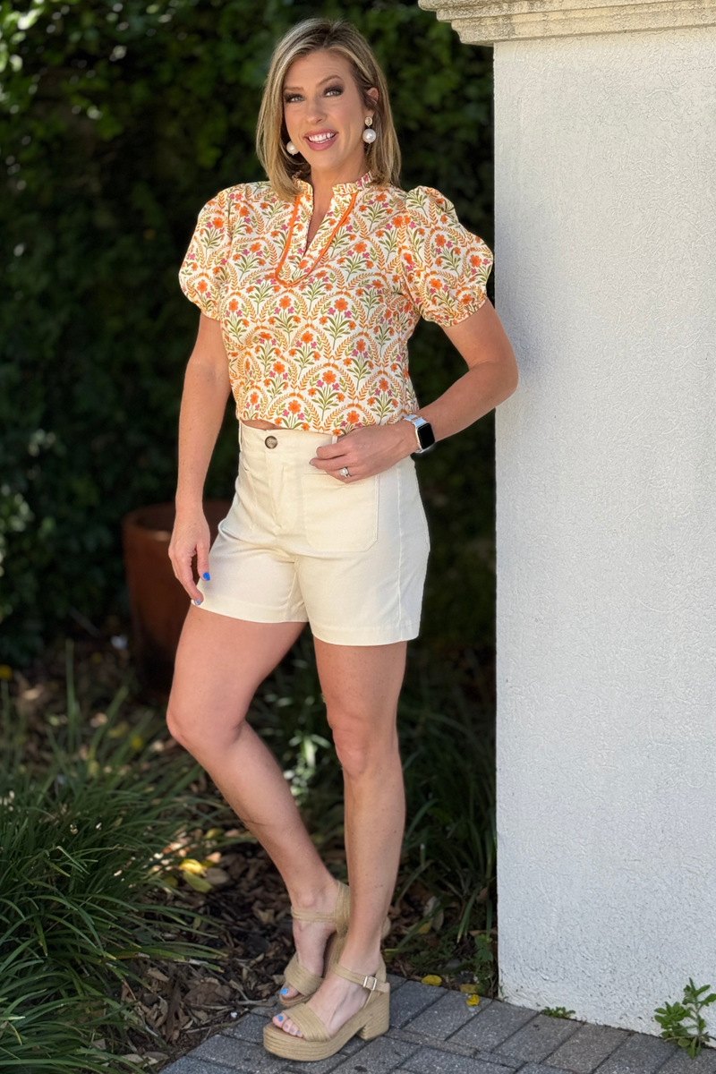 tribal boutique shorts mid thigh length outfit