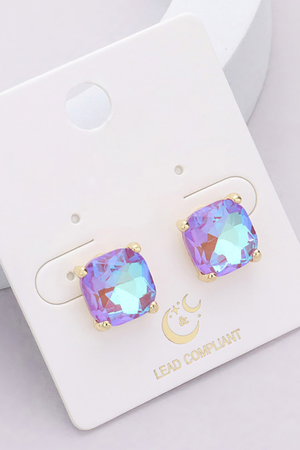 The Radiant Cushion Sparkle Studs