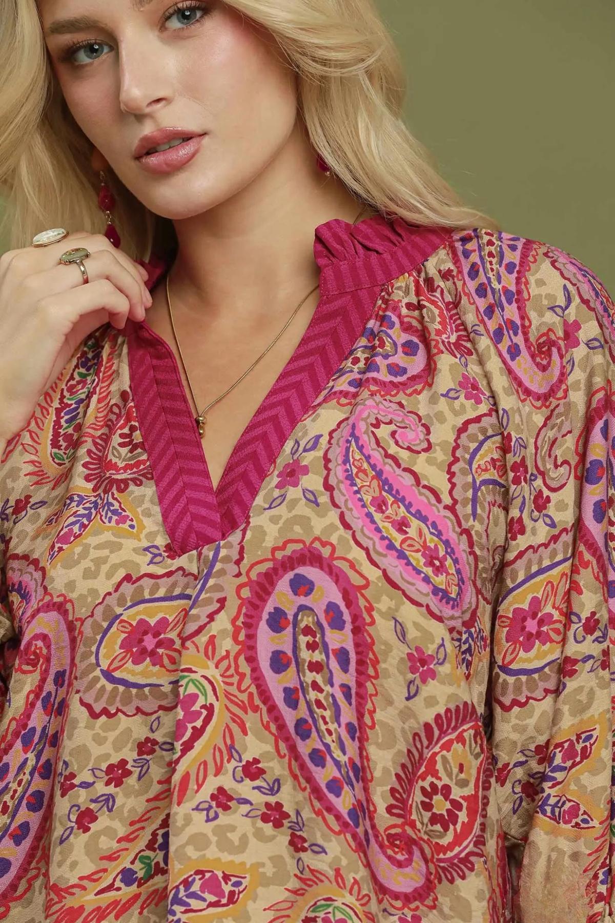 Paisley Dreams Boho Blouse