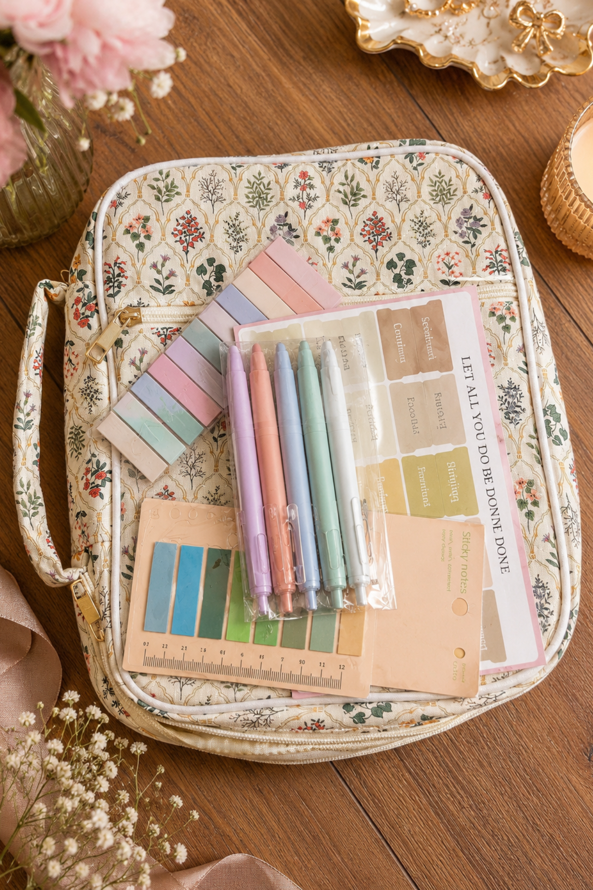Heirloom Garden Bible Cover Gift Set