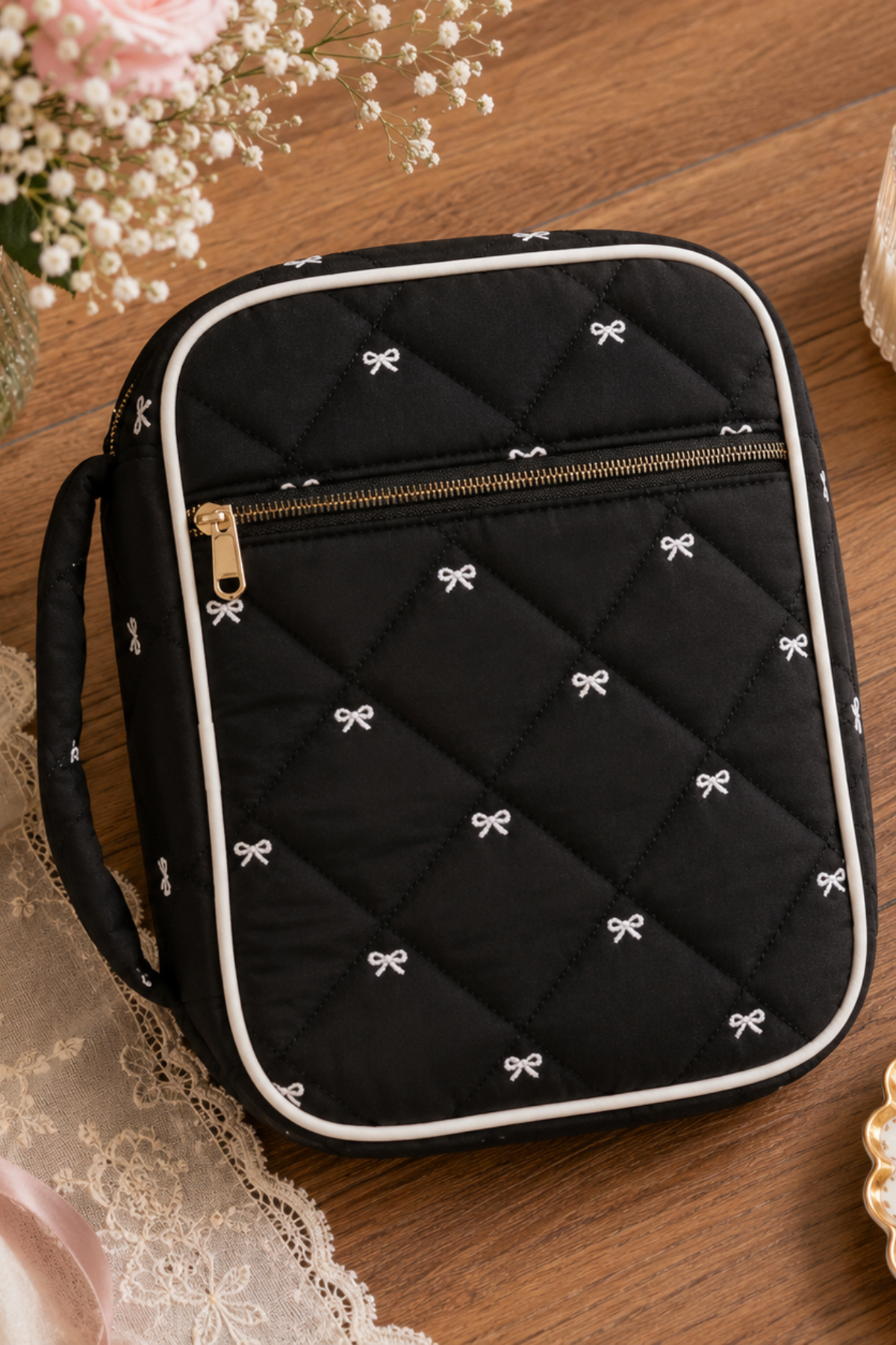 Bow & Grace Quilted Bible Cover