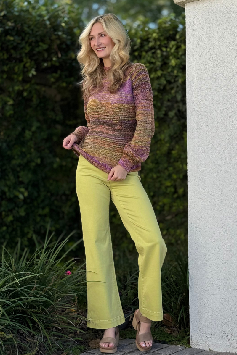 Detail of soft stretch twill fabric and pocket stitching on Tribal Pants