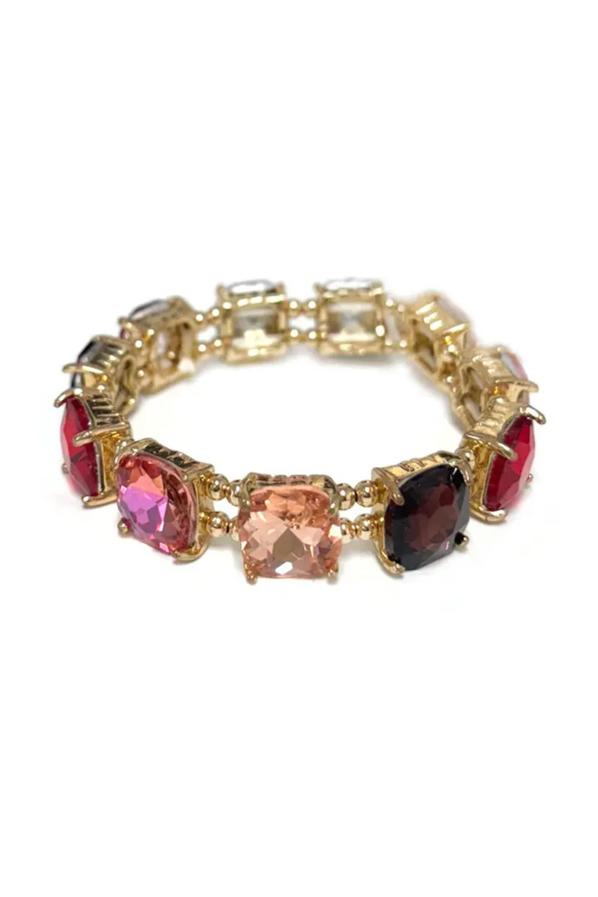 Blushing Jewel Stretch Bracelet
