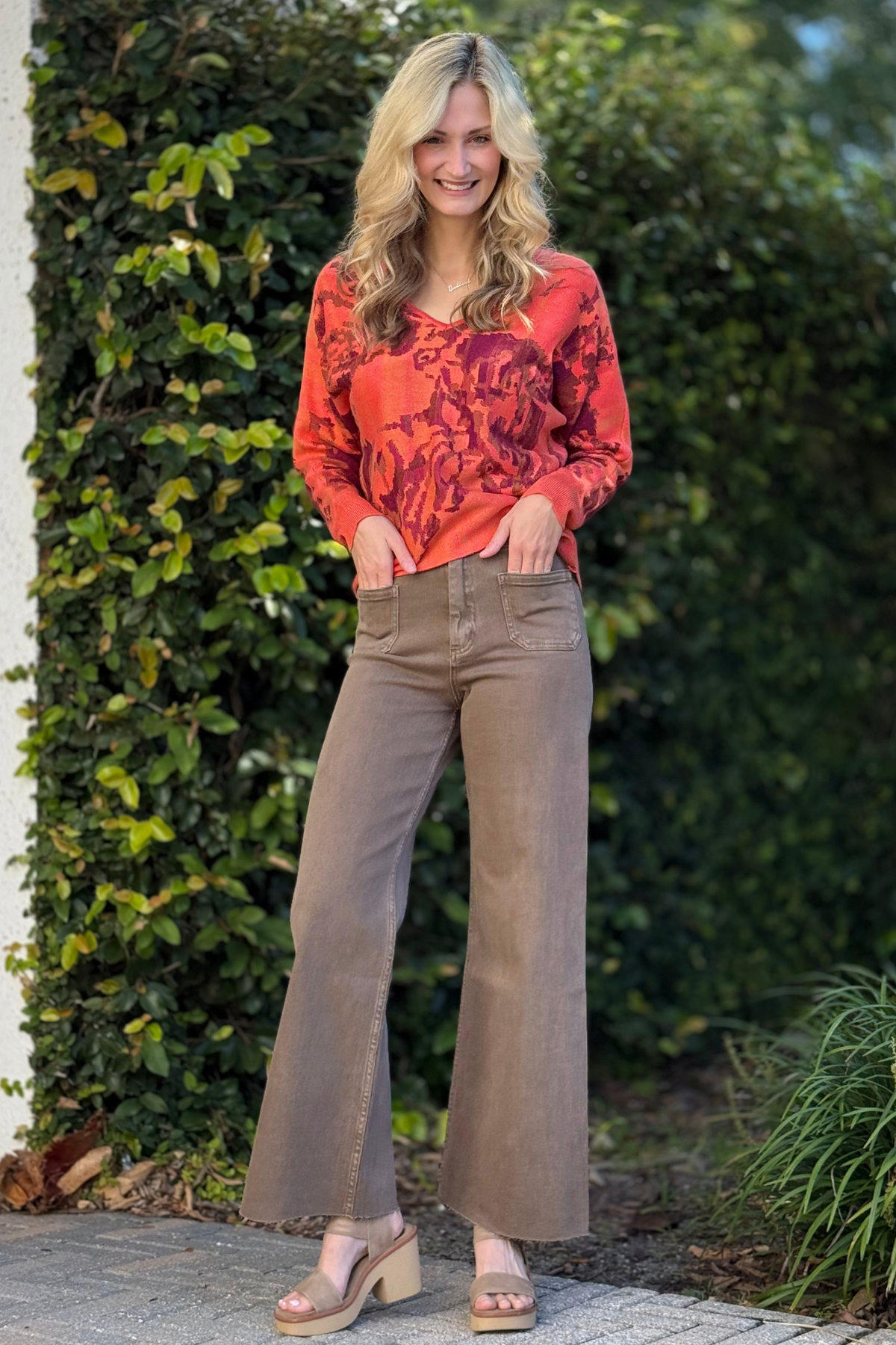 Close-up of front pockets on The Cloudwalk Denim Pants