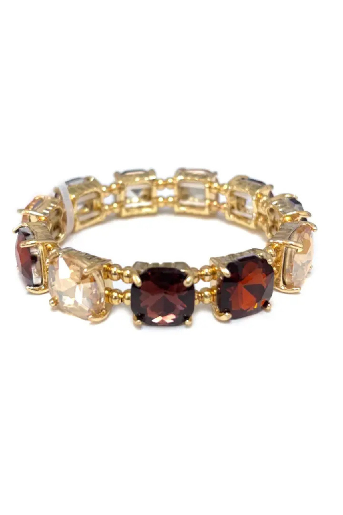 Espresso Jewel Stretch Bracelet