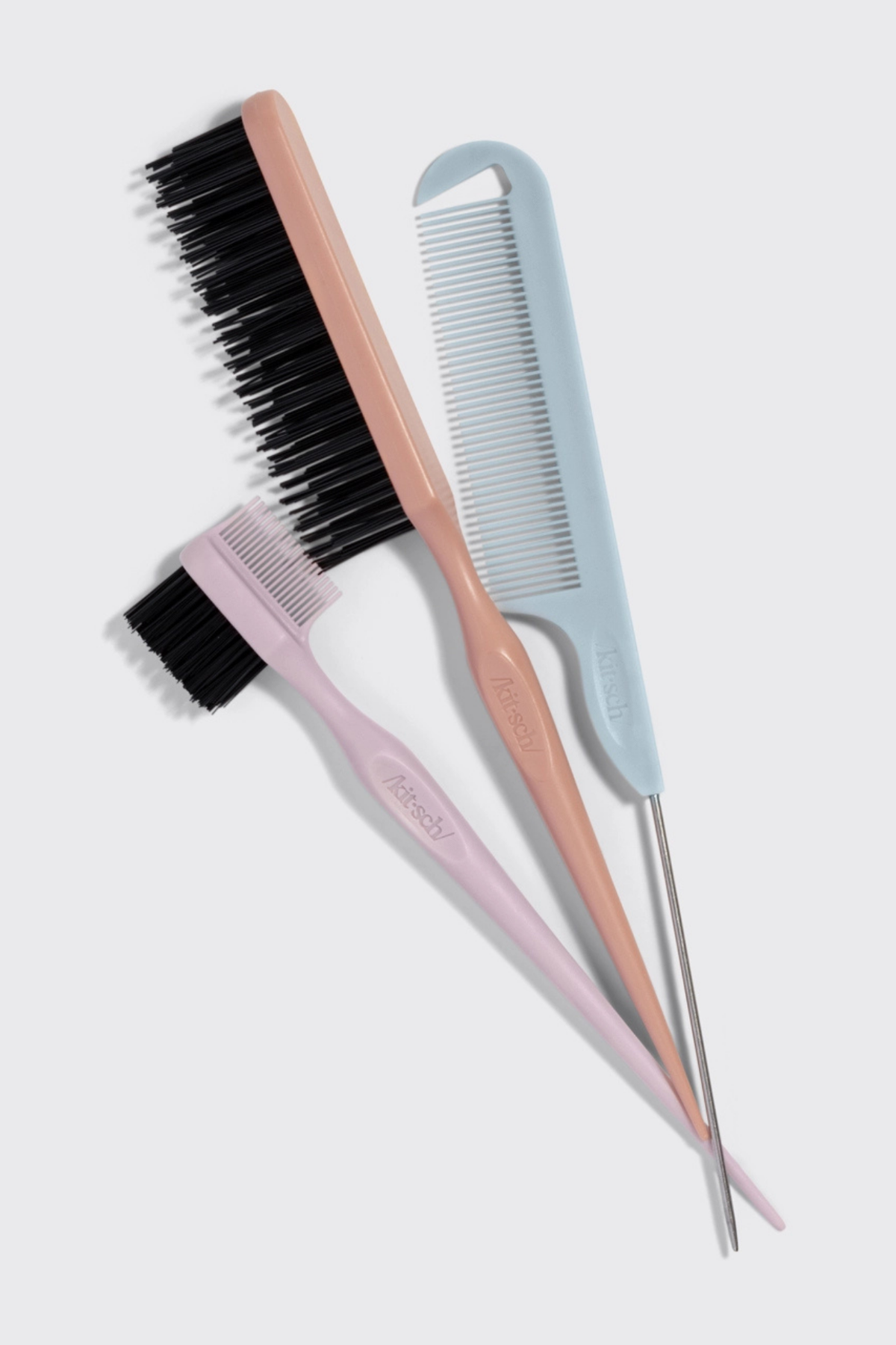 KITSCH edge brush pintail comb and smoothing brush set