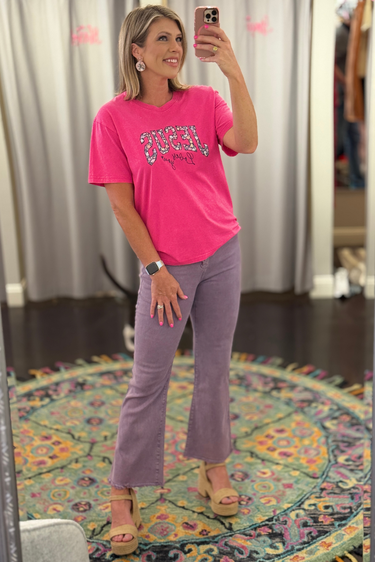 Boutique colorful denim jeans for women