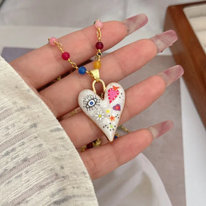 The Lucky Heart Charm Necklace