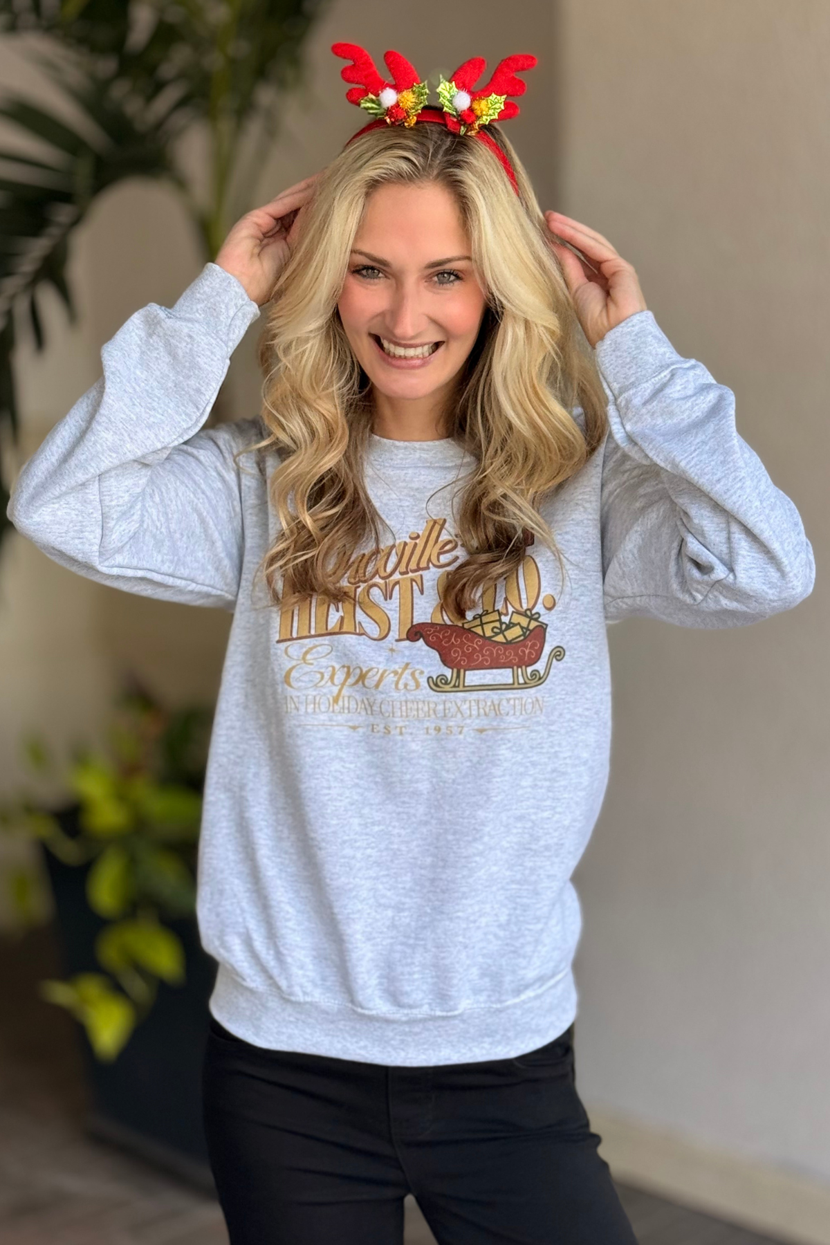 Vintage Whoville Christmas crewneck sweatshirt for women