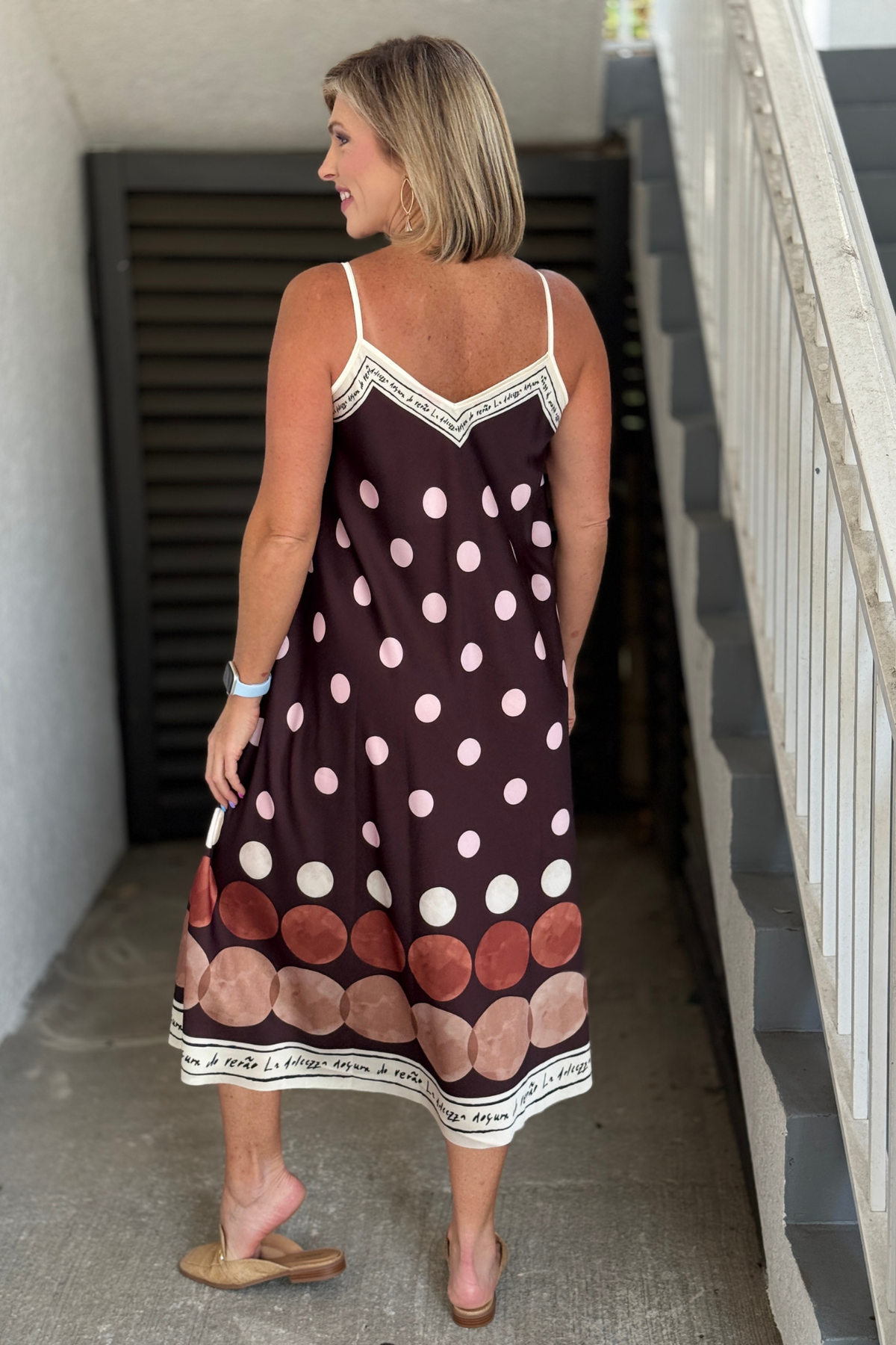 One size boutique maxi dress layered with cardigan