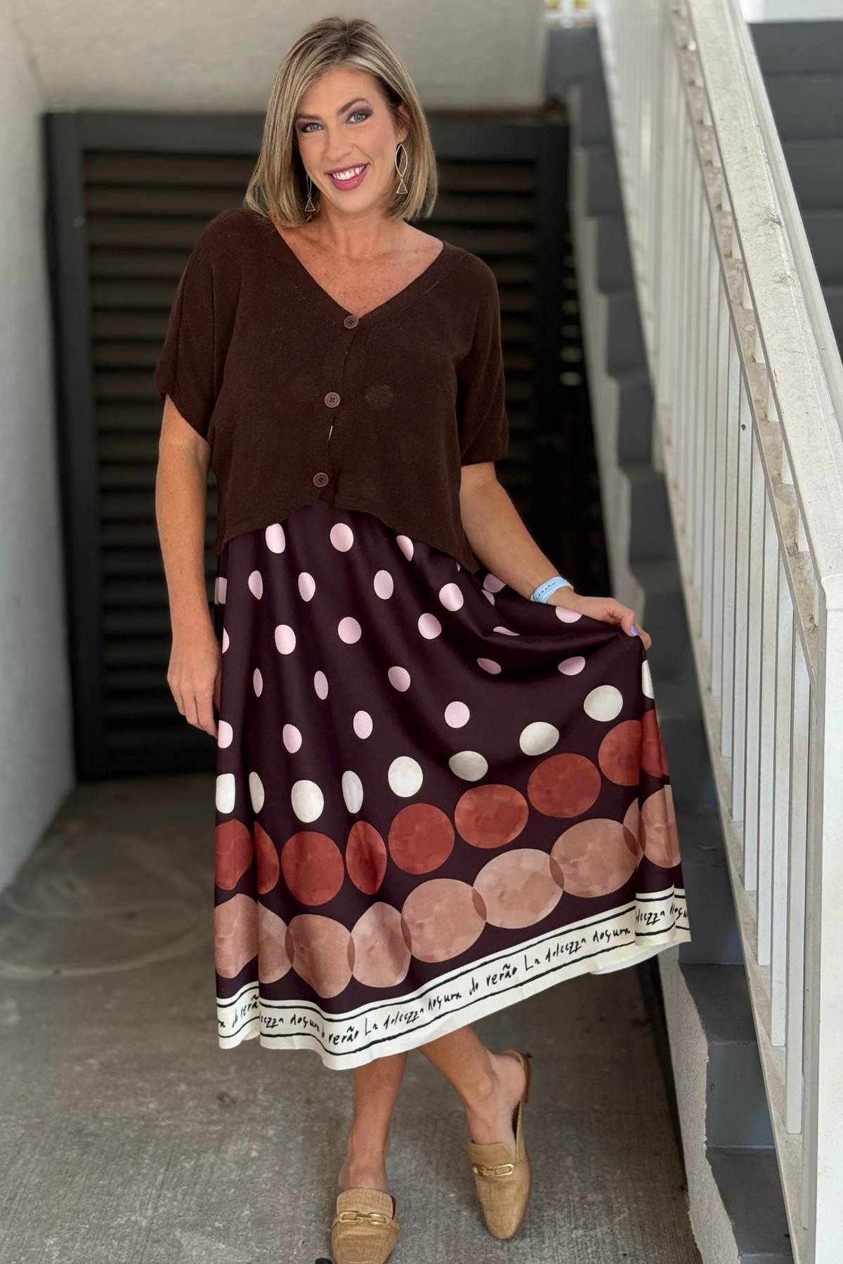 Made in Italy lightweight knit cardigan