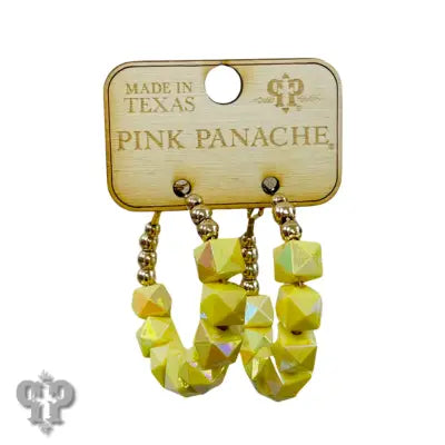 The Sunshine Shimmer Hoop Earrings