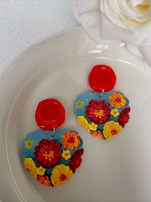 The Painted Garden Earrings