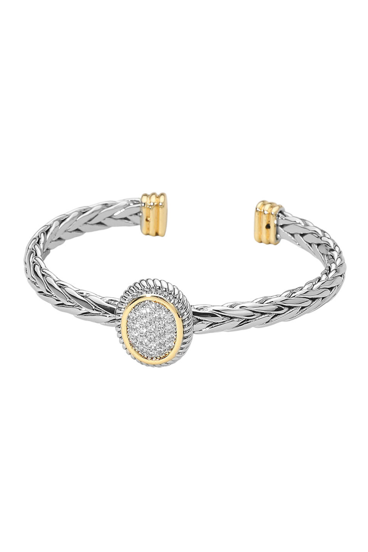 The Radiant Oval Braided Cuff