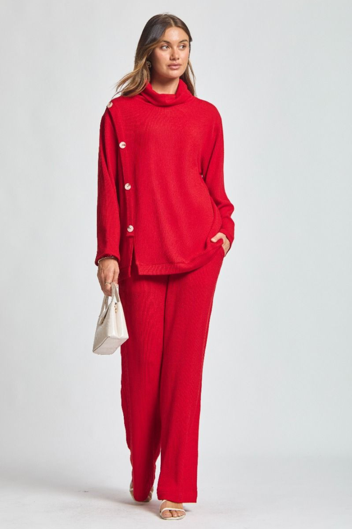 TPN The Lavish Lounge Rib Set – Red