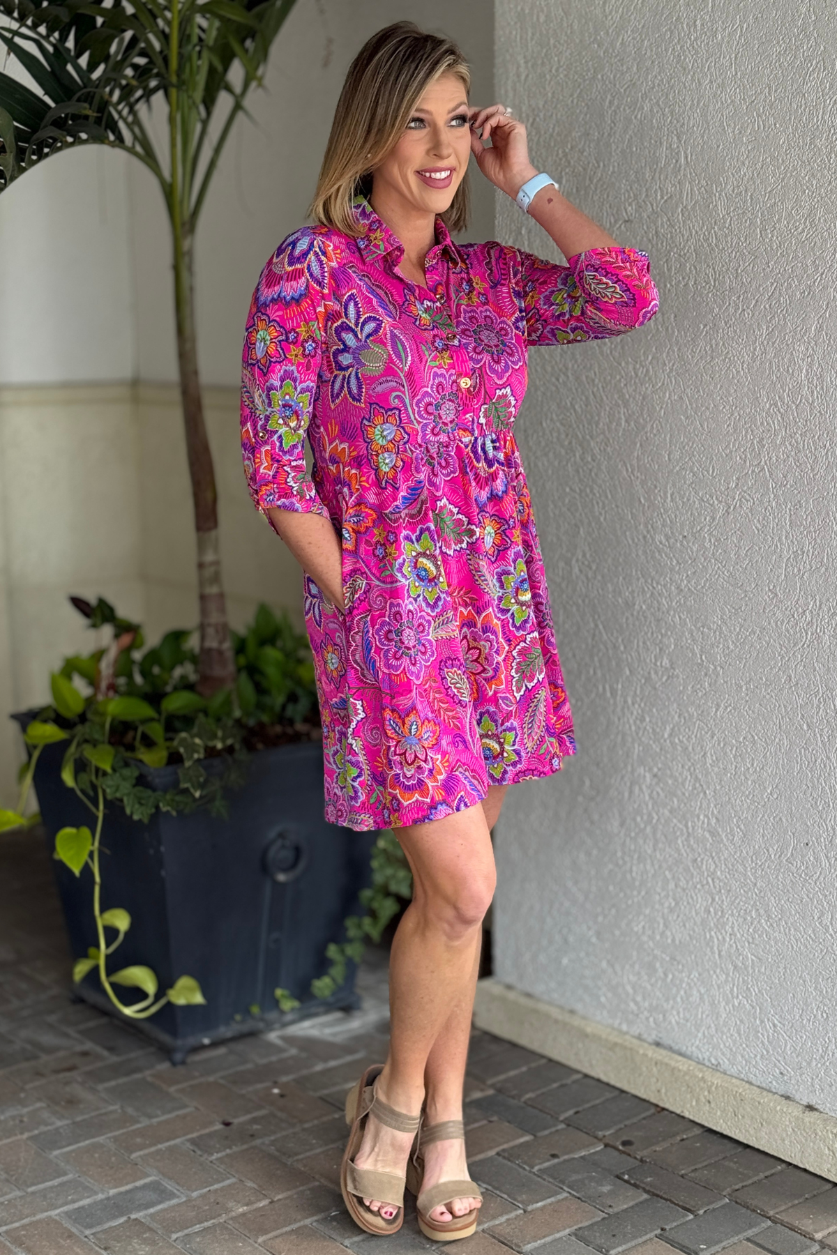 TPN The Inspire Dress – Hot Pink