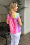 TPN Cotton Candy Sunsets Printed Top