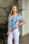 TPN Colorful Side Printed Top