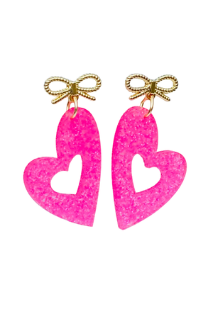 The Pink Sugar Bow Earrings