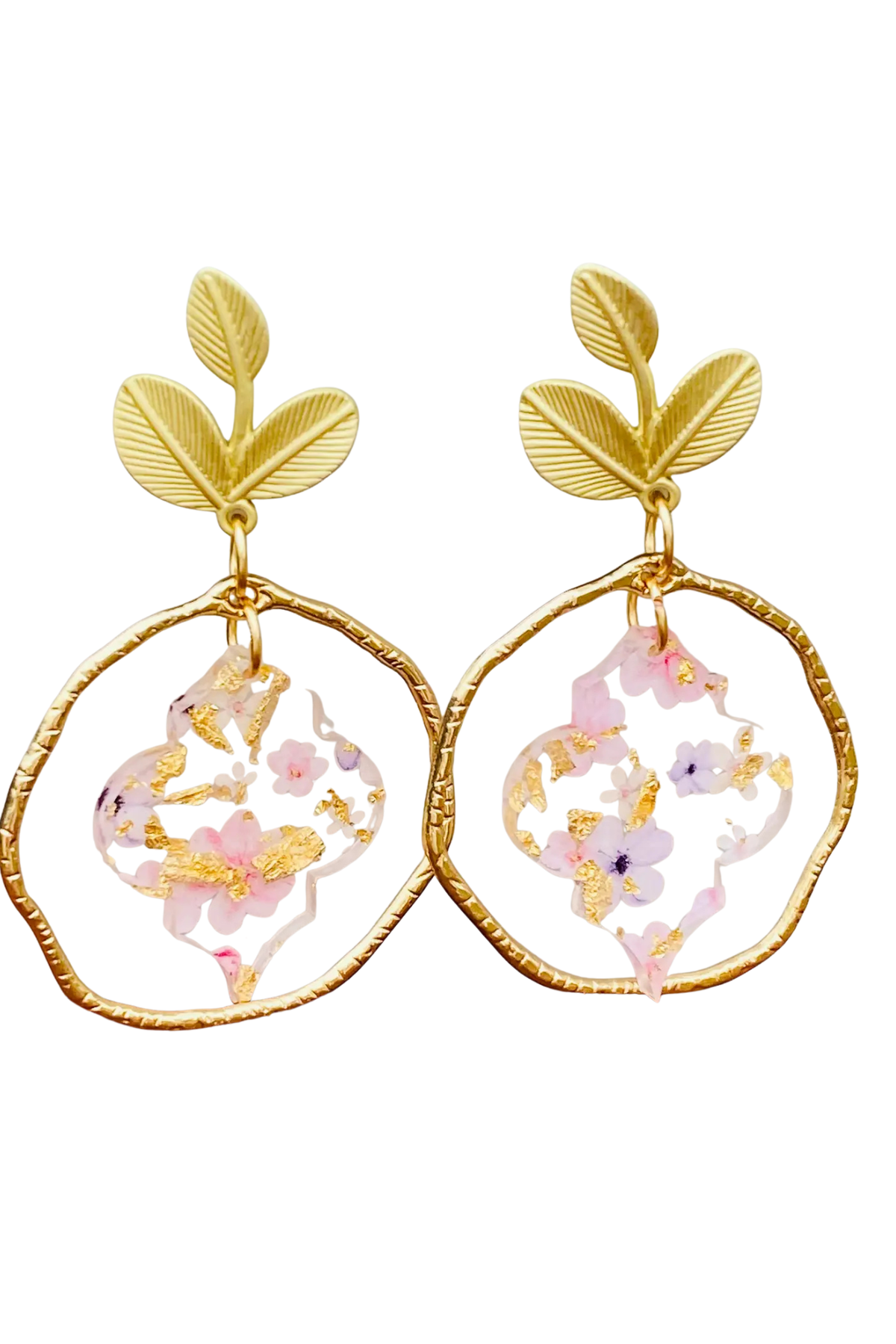 The Blushing Bloom Drop Earrings