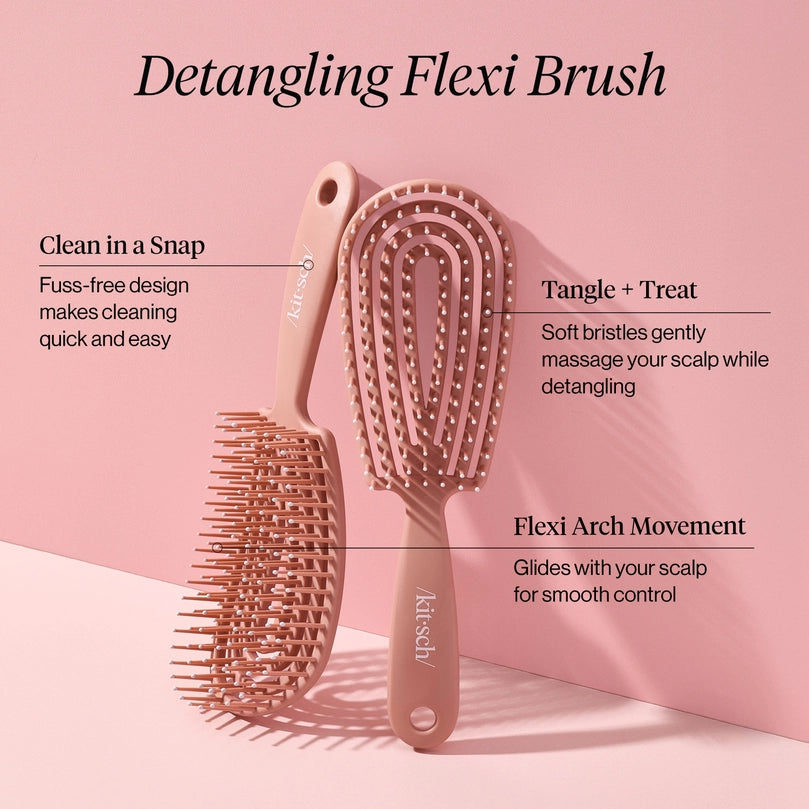 Kitsch Detangling Flexi Brush – Terracotta