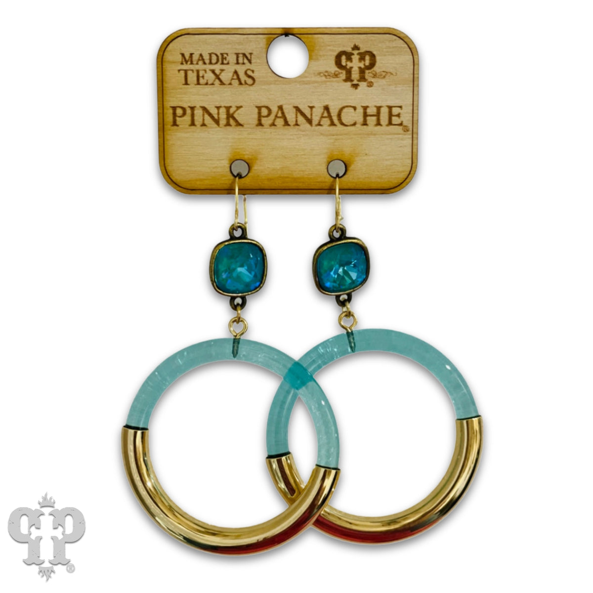 The Panache Prism Circle Earrings