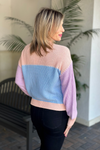Mixed Feelings Color Block Sweater