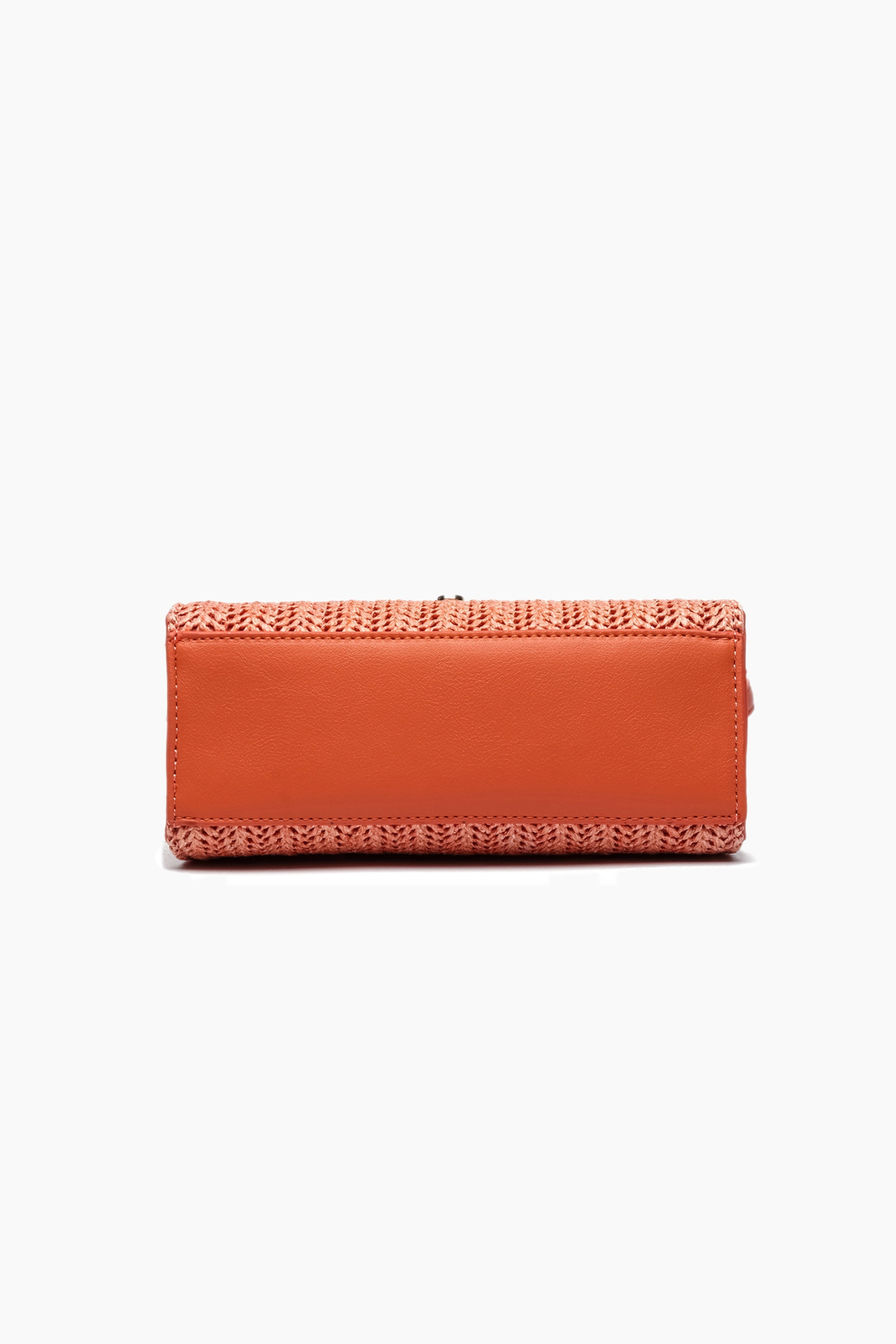 small coral crossbody bag with chain strap