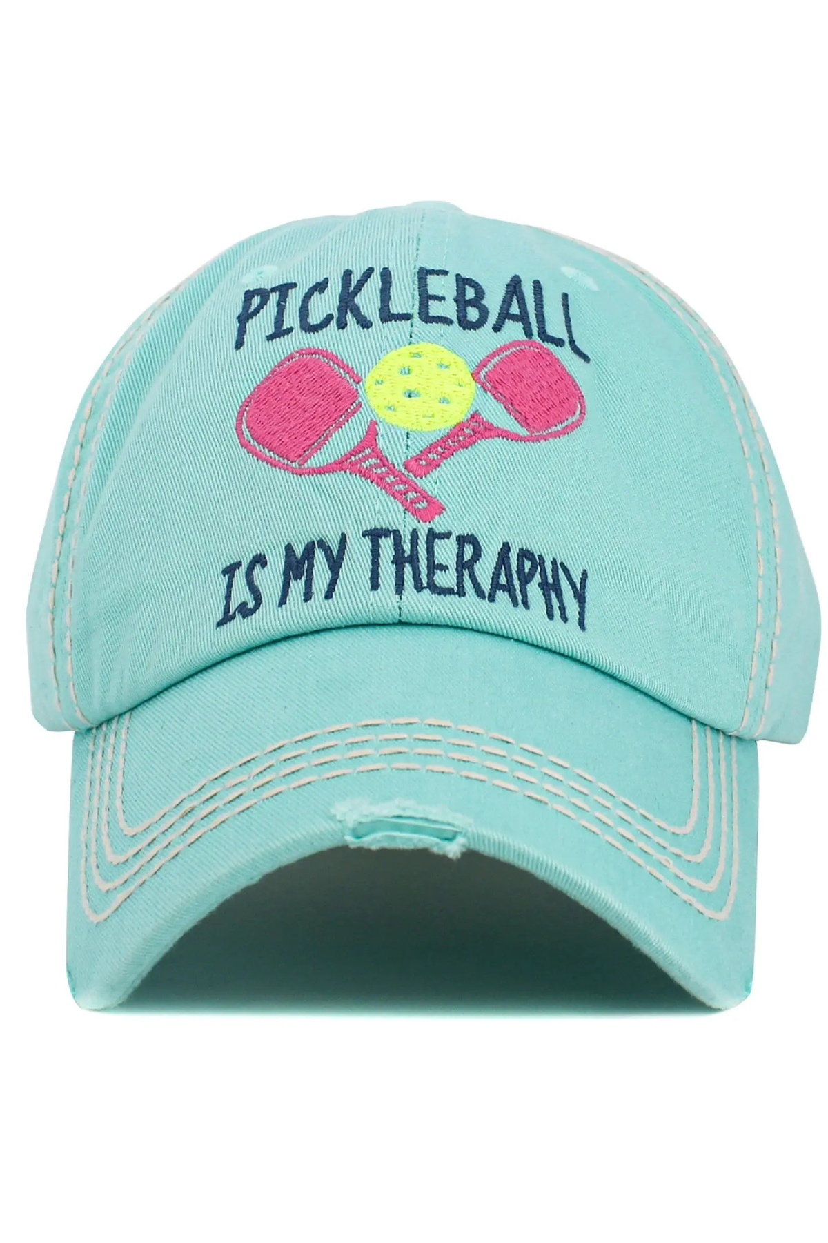 Pickleball Is My Therapy Vintage Cap