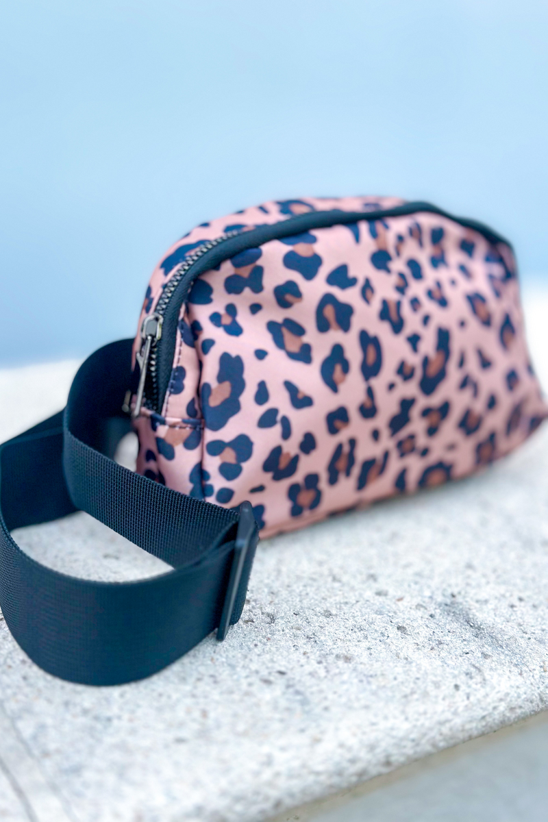 Leopard Waterproof Sling Buckle Bum Bag
