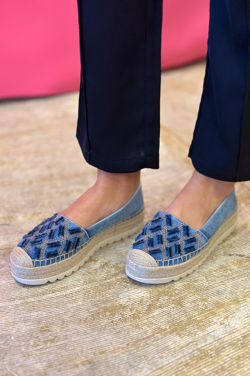 Denim Dreams Sela Espadrille Shoe