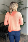 Shimmer and Shine Knit Sweater Top- Coral