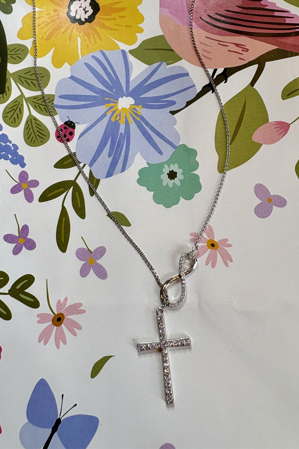 The Faith & Forever Moissanite Cross Necklace