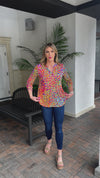 TPN: Chill Day Colorful Animal Print Top