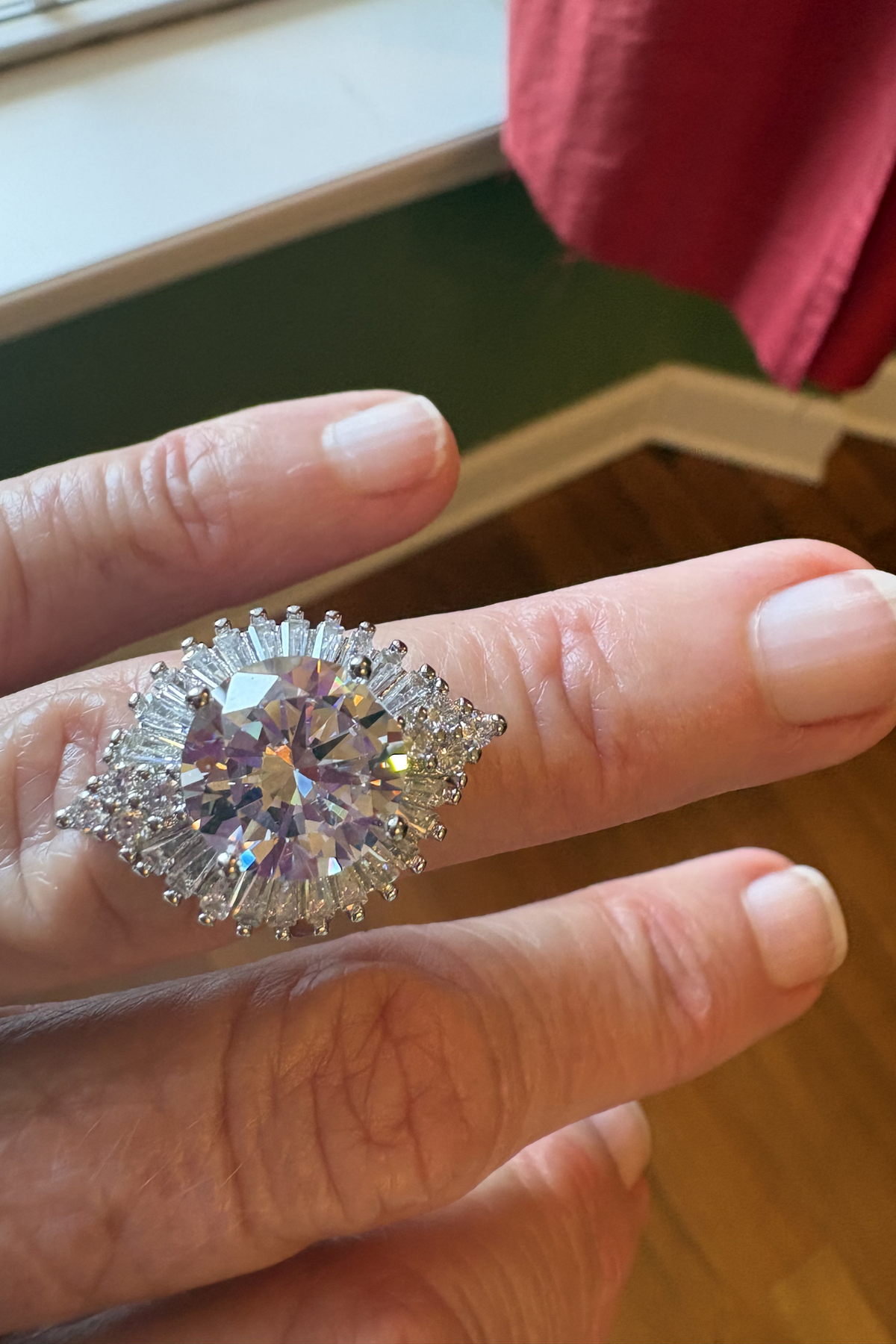 The Starlight GRA Moissanite Ring