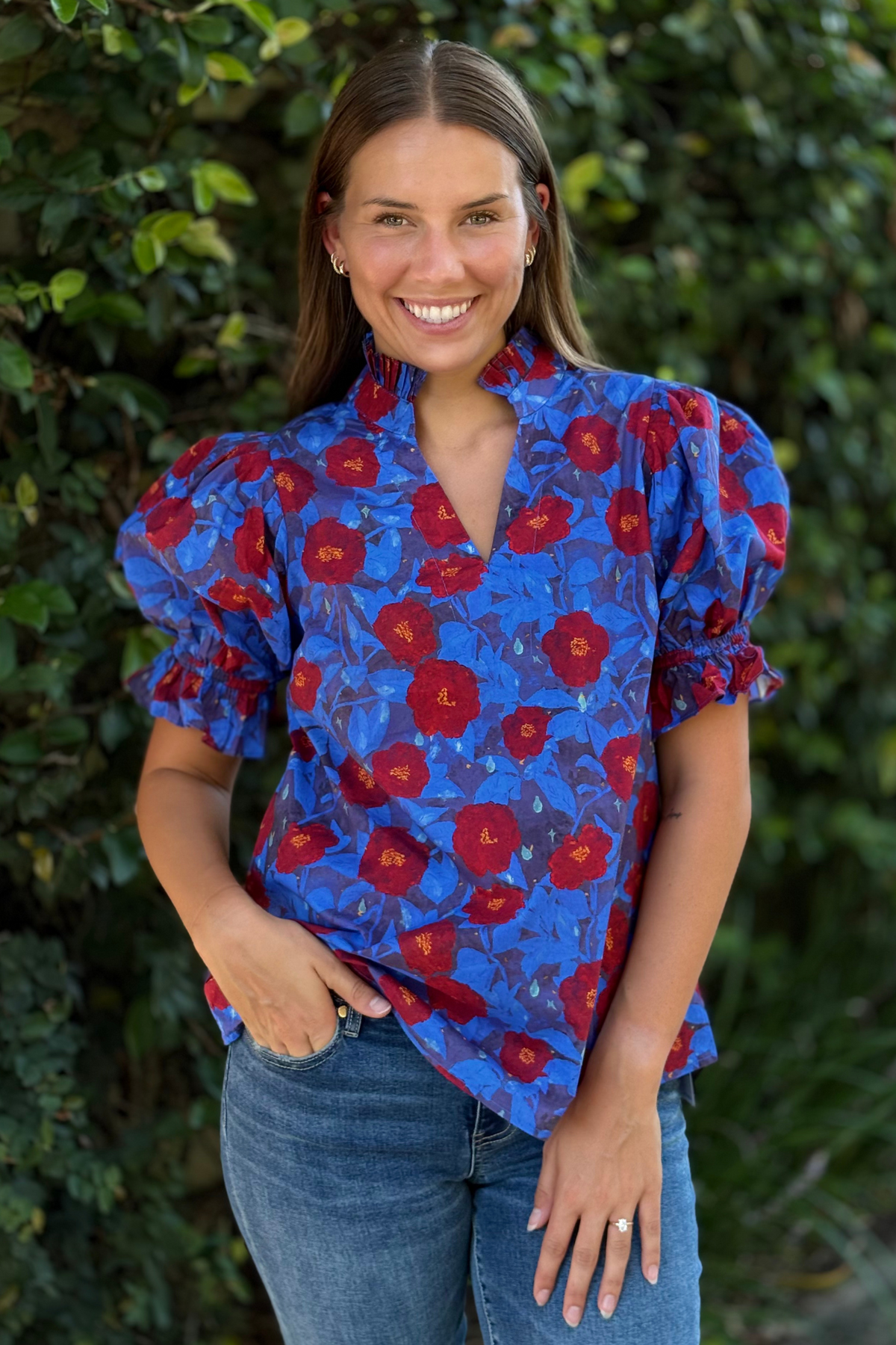Twilight Midnight Blouse in Blue