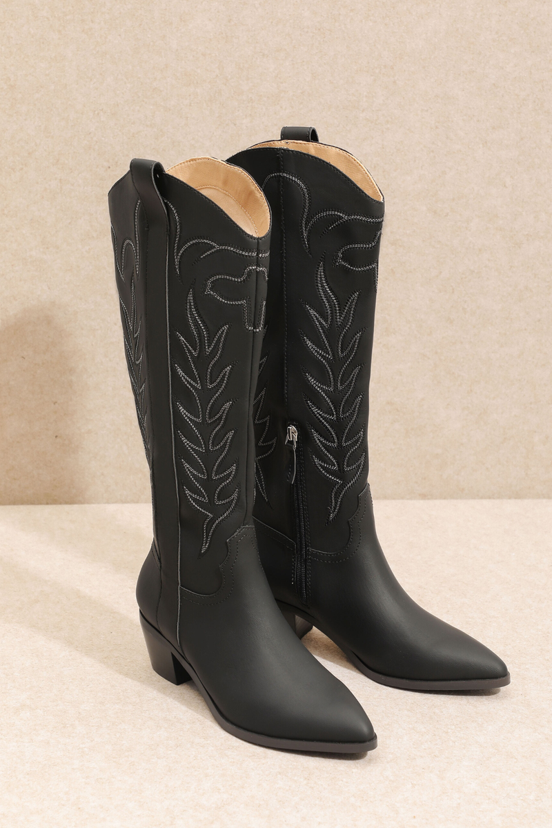 Heeled sales western boots